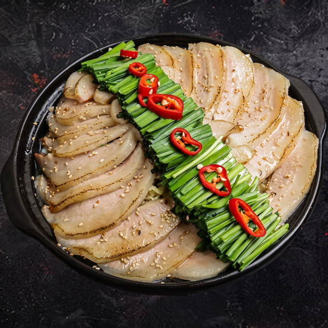 Pork Jowl Suyuk Soup (항정수육).