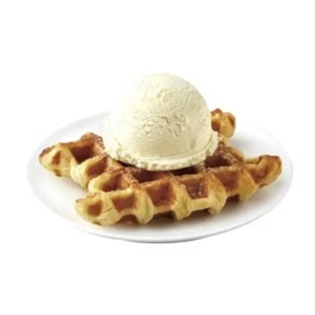 Belgium Waffle & Ice Cream (와플 + 아이스크림).