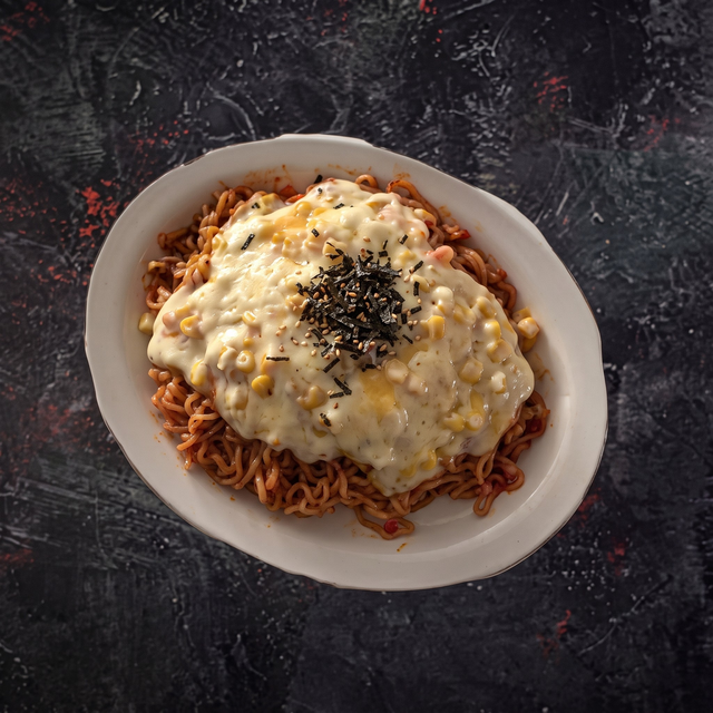 Corn Cheese Buldak (불닭 콘치즈).