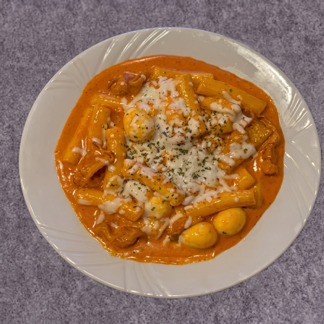 Rose Tteokbokki (로제떡볶이).
